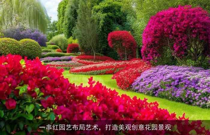 一串红园艺布局艺术，打造美观创意花园景观