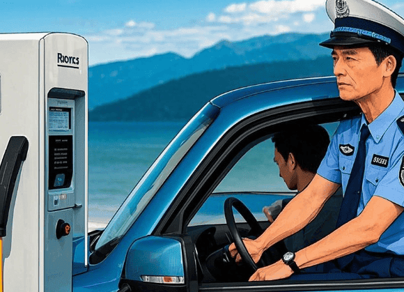 新能源充电时，人能待在车里吗？交警给你答案！