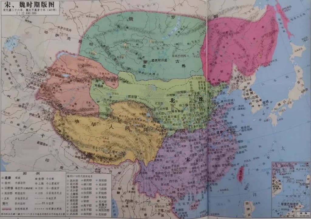 跟着地图读懂中国历史——南北朝时代