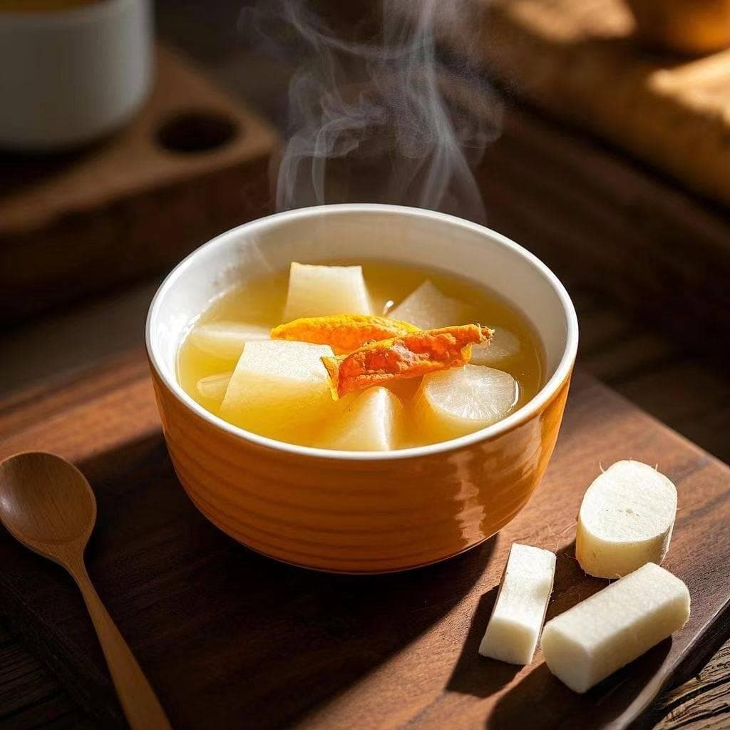众道妙方宝宝春季养生食疗篇：陈皮萝卜山药汤