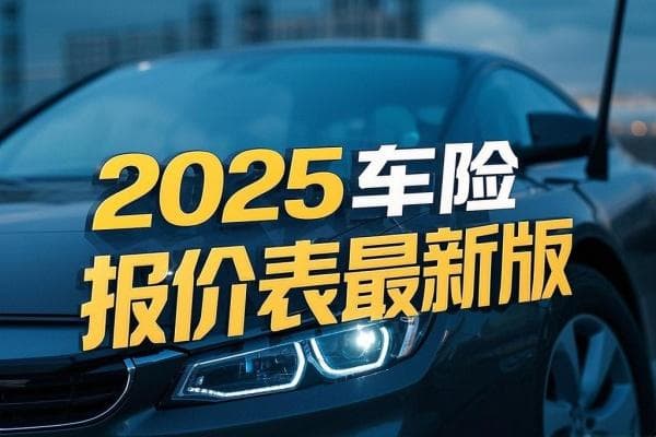 2025车险报价表最新版，2025交强险、三者险、车损险报价最新