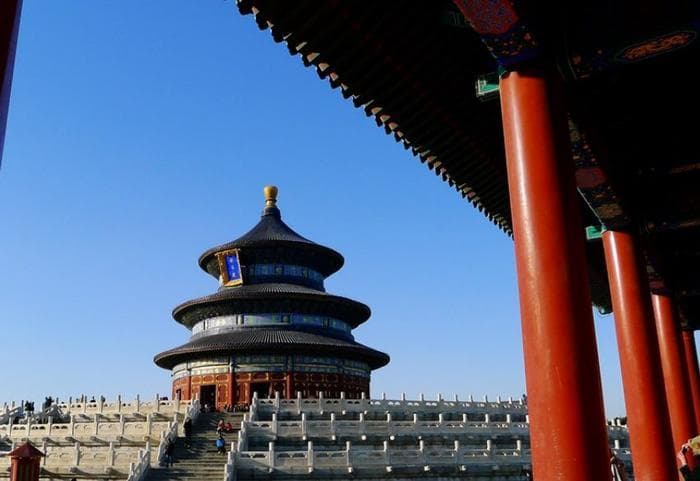昔日李鸿章祠堂御碑亭，如今成了天坛公园里的百花亭