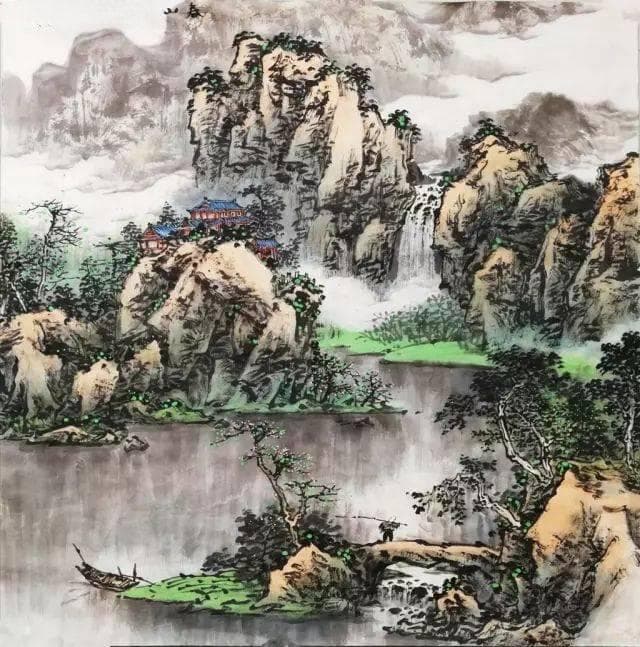 春景山水画的表现手法：从技法到意境的全面解析