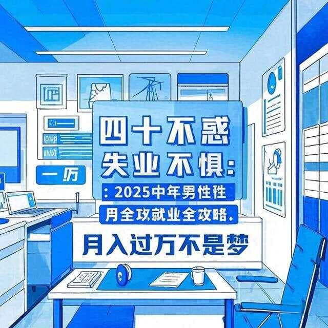 四十不惑，失业不惧：2025中年男性再就业全攻略，月入过万不是梦