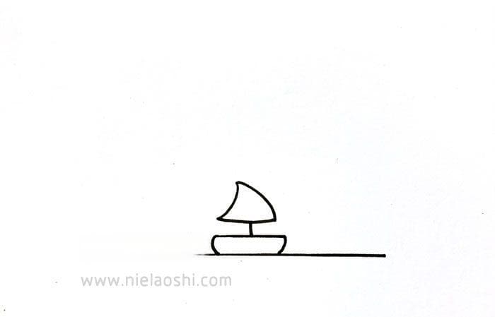 夕阳简笔画图片 如何画夕阳