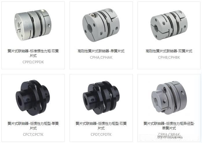 联轴器的种类及其应用场景