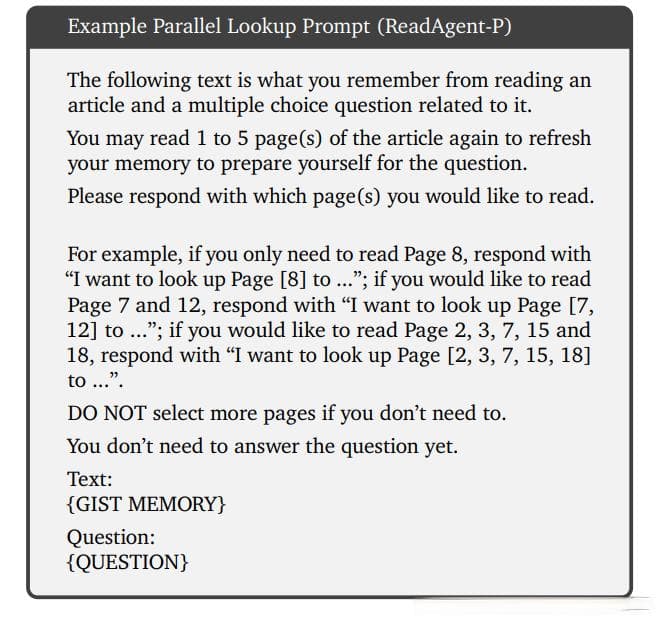 ReadAgent：突破大模型长文本处理限制的AI阅读代理