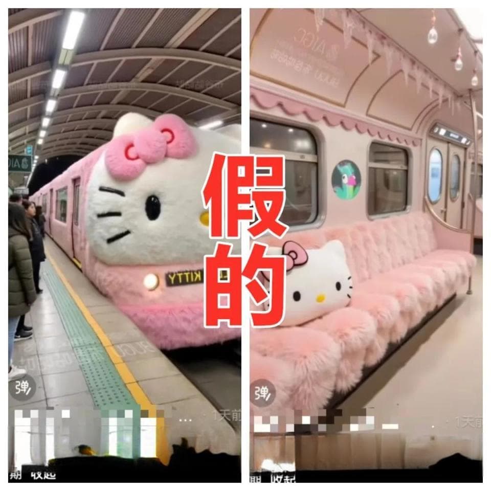 重庆Hello Kitty主题列车系谣言，这些主题列车更值得打卡