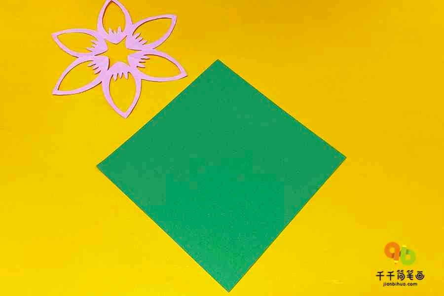 六瓣花剪纸教程_团花窗花剪纸简笔画