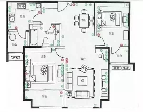 如何绘制CAD插座符号和插座布置图