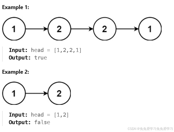 LeetCode 234. 回文链表的算法解析