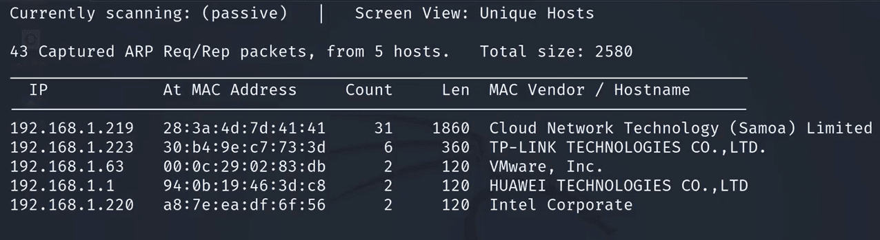 Netdiscover工具的详细教程