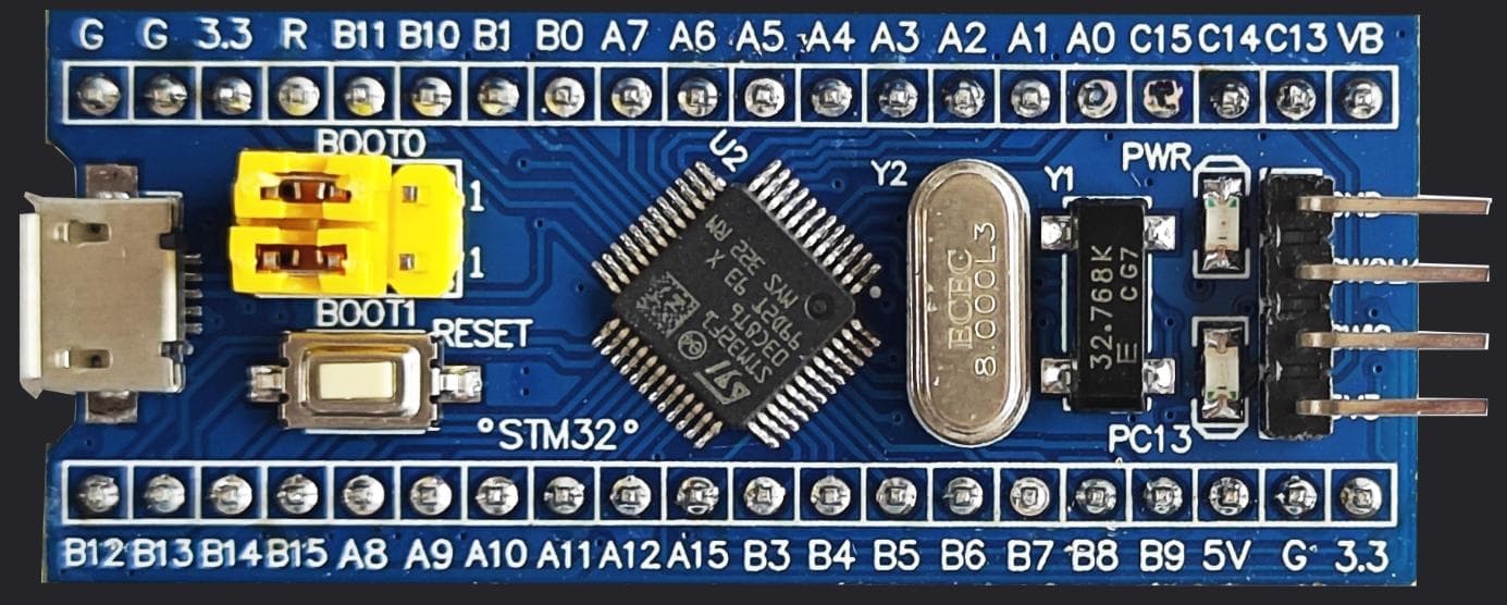 STM32F103C8T6最小系统板原理图和构成详解