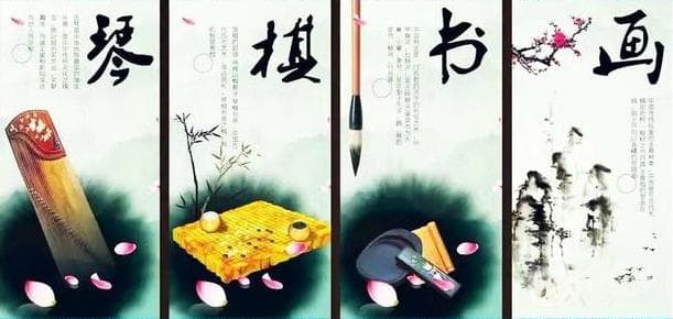 古人智慧：琴棋书画排列顺序的深意与妙解