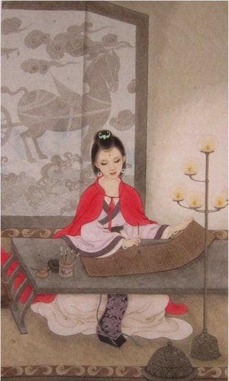 班昭不仅续写了未完的《汉书》，还写出了提倡三从四德的《女诫》