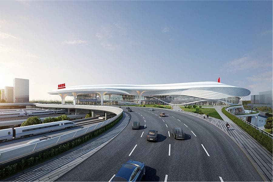 百台桩机轰鸣，南京北站建设提速，将补全南京“米”字高铁网