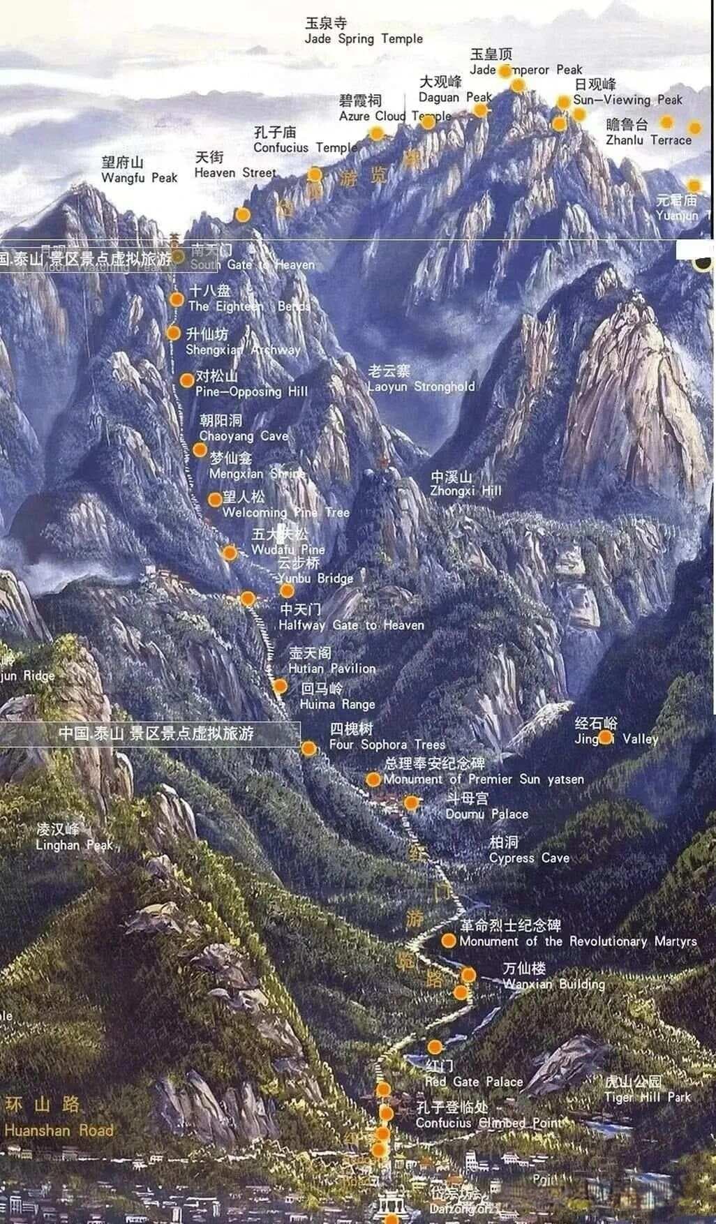 泰山中线夜爬详细攻略