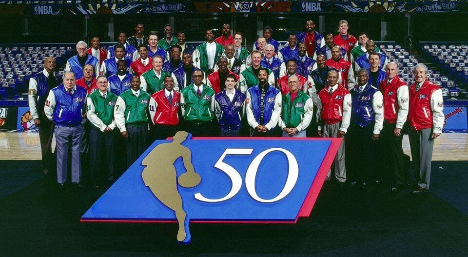 NBA历史50大巨星评选全纪录