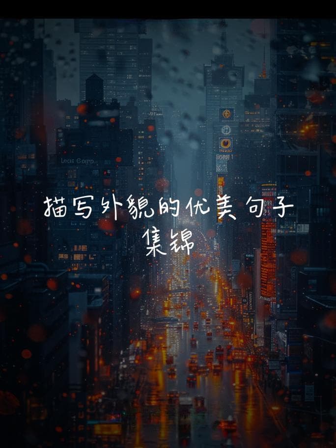 描写外貌的绝妙技巧：全方位人物刻画指南