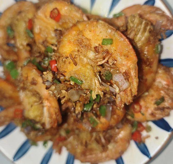 醉人椒盐香，鲜美虾肉味——椒盐虾