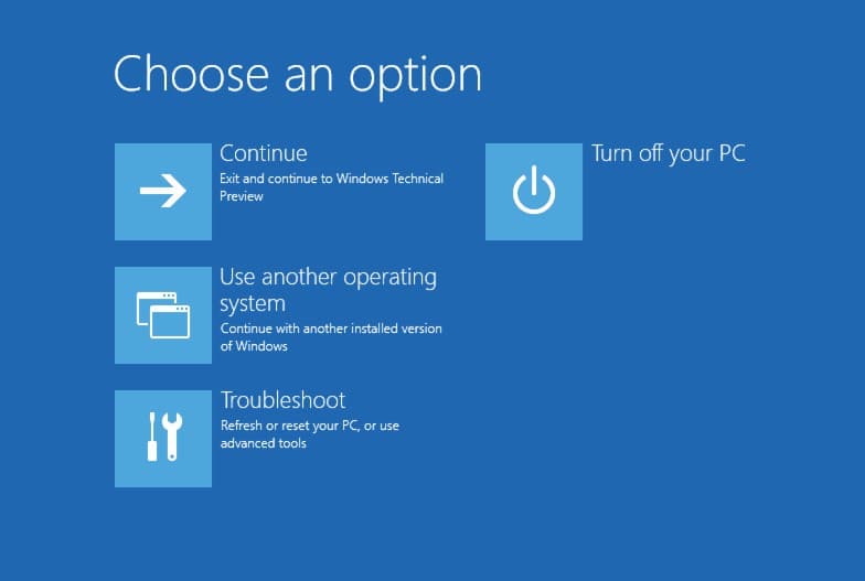 修复Windows 10中的INACCESSIBLE_BOOT_DEVICE错误