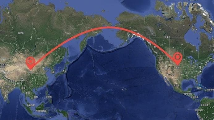 两点之间直线最短，为何美国飞中国的飞机，却从不跨过太平洋？