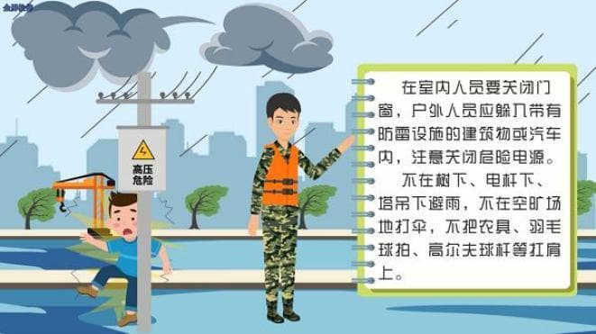 应急科普 | 雷电来袭，如何躲避？