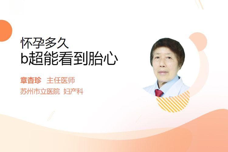 怀孕多久B超能看到胎心？