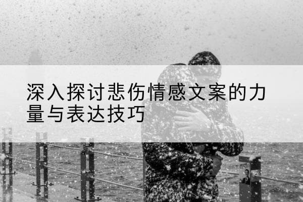 深入探讨悲伤情感文案的力量与表达技巧