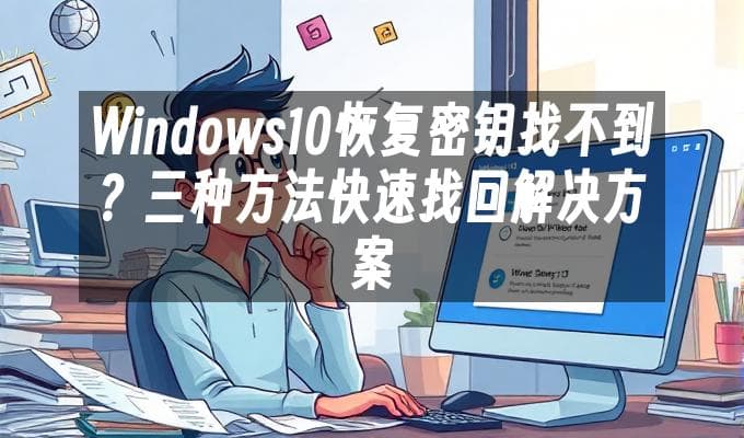 Windows10恢复密钥找不到？三种方法快速找回解决方案