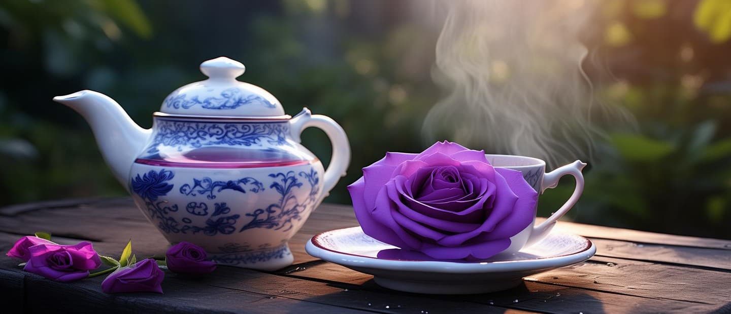 紫玫瑰茶：从历史到文化的独特韵味