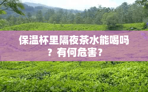 保温杯里隔夜茶水能喝吗？有何危害？