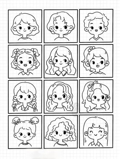 简笔画初学者入门教程：人物怎么画