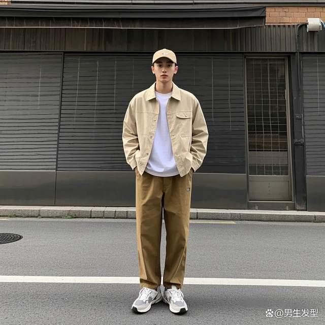 165cm男生潮流搭配示范，矮个男生也能穿出时尚感