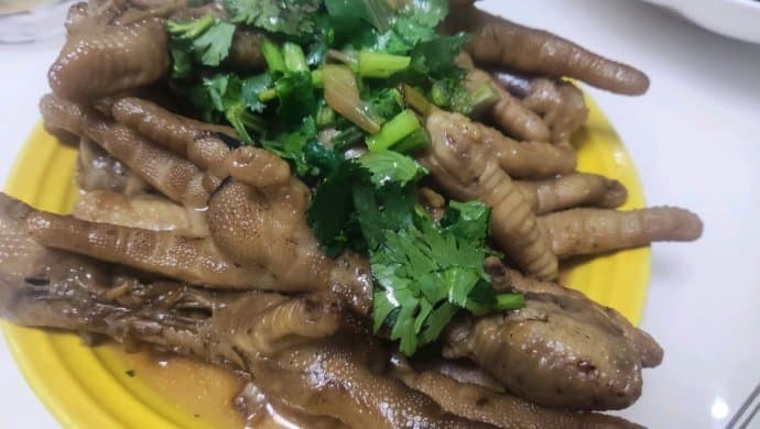 虎皮鸡爪的制作方法