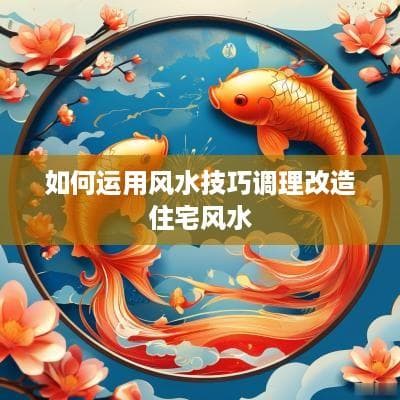 住宅风水改造全攻略：从布局到细节的全方位优化指南