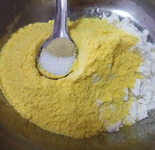 玉米面和白面混合蒸馒头比例？