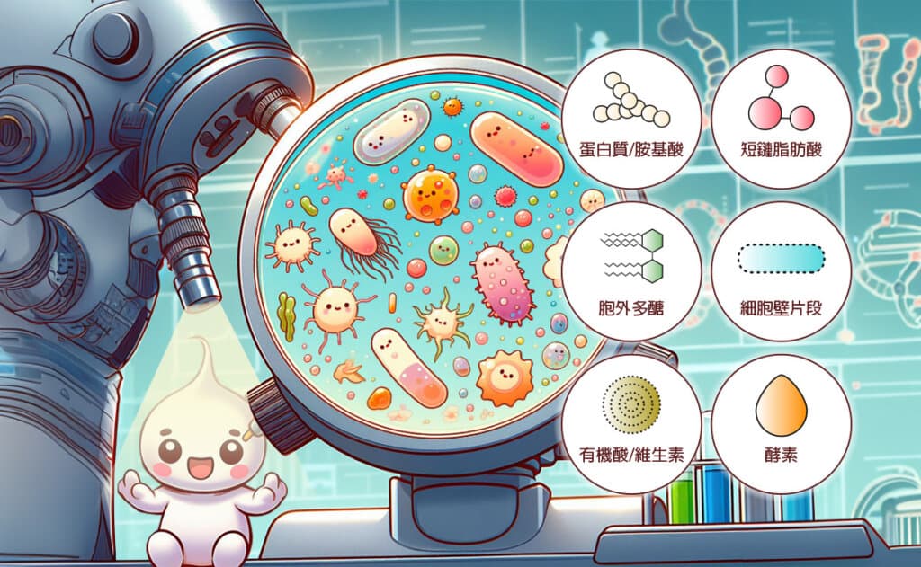 后生元成分全解析：原来这些常见保健成分也能从后生元中获得！