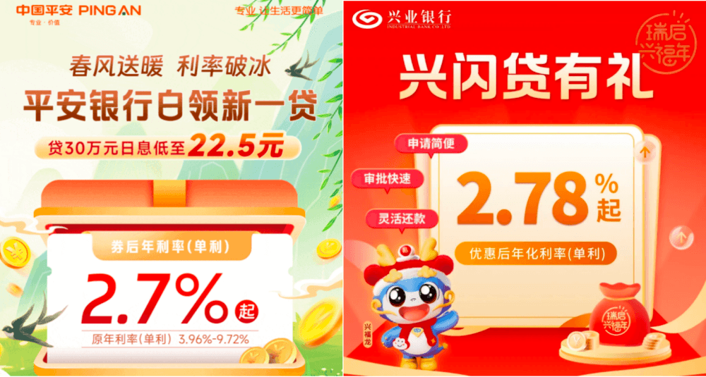 低至“2.4%”！银行消费贷利率再下探 国有大行跟进调降