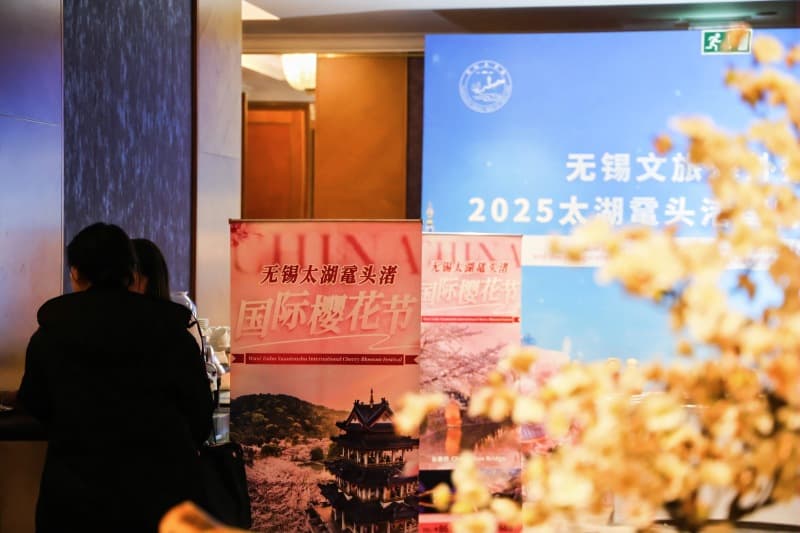 首次“出海”！无锡鼋头渚樱花“绽放”布达佩斯