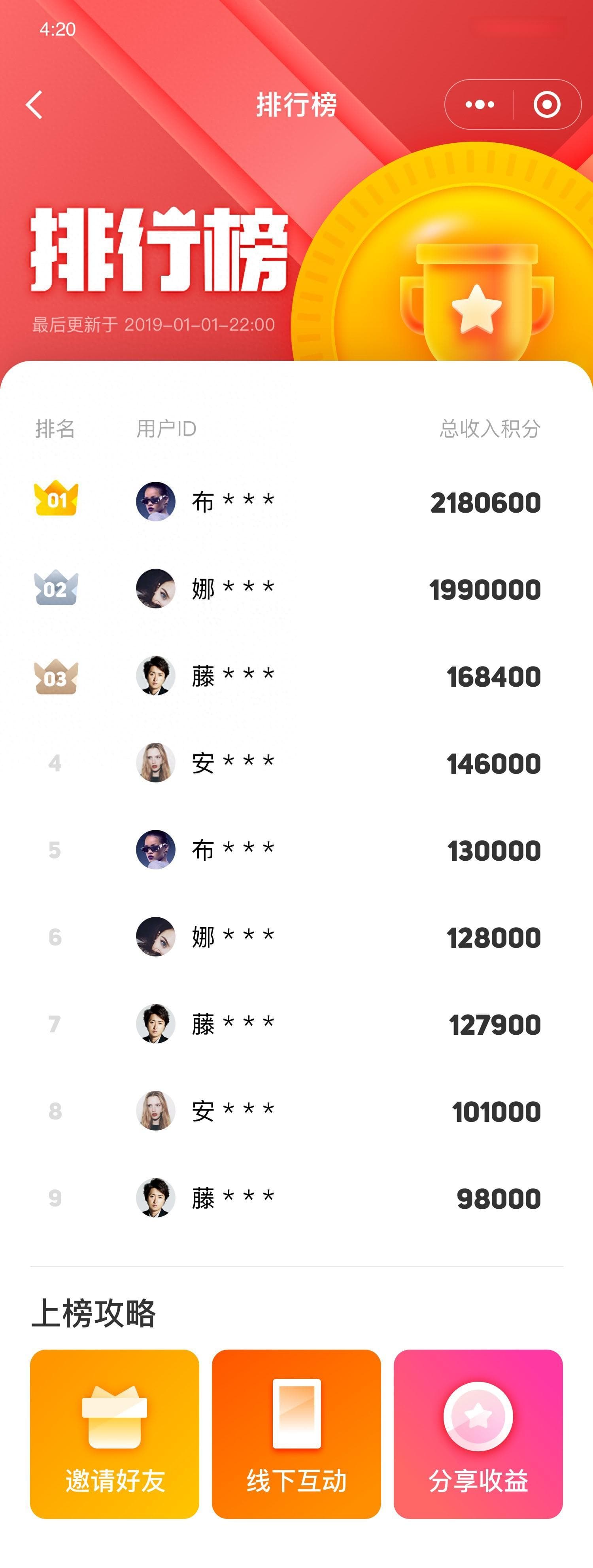 移动UI设计指南：排行榜单页面的五大设计要点
