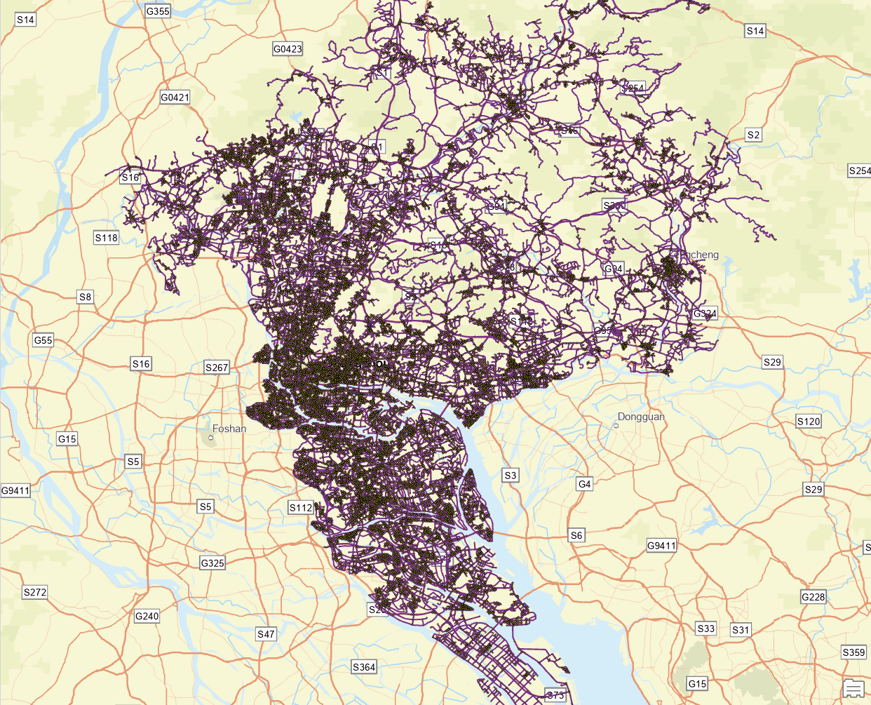 OSMnx应用指南：OpenStreetMap路网数据下载及可视化
