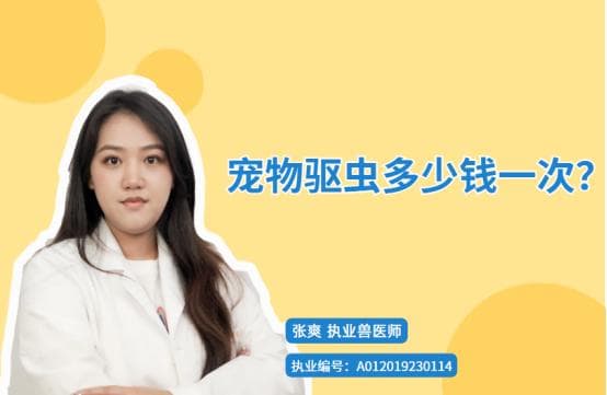 宠医科普：宠物驱虫多少钱一次？