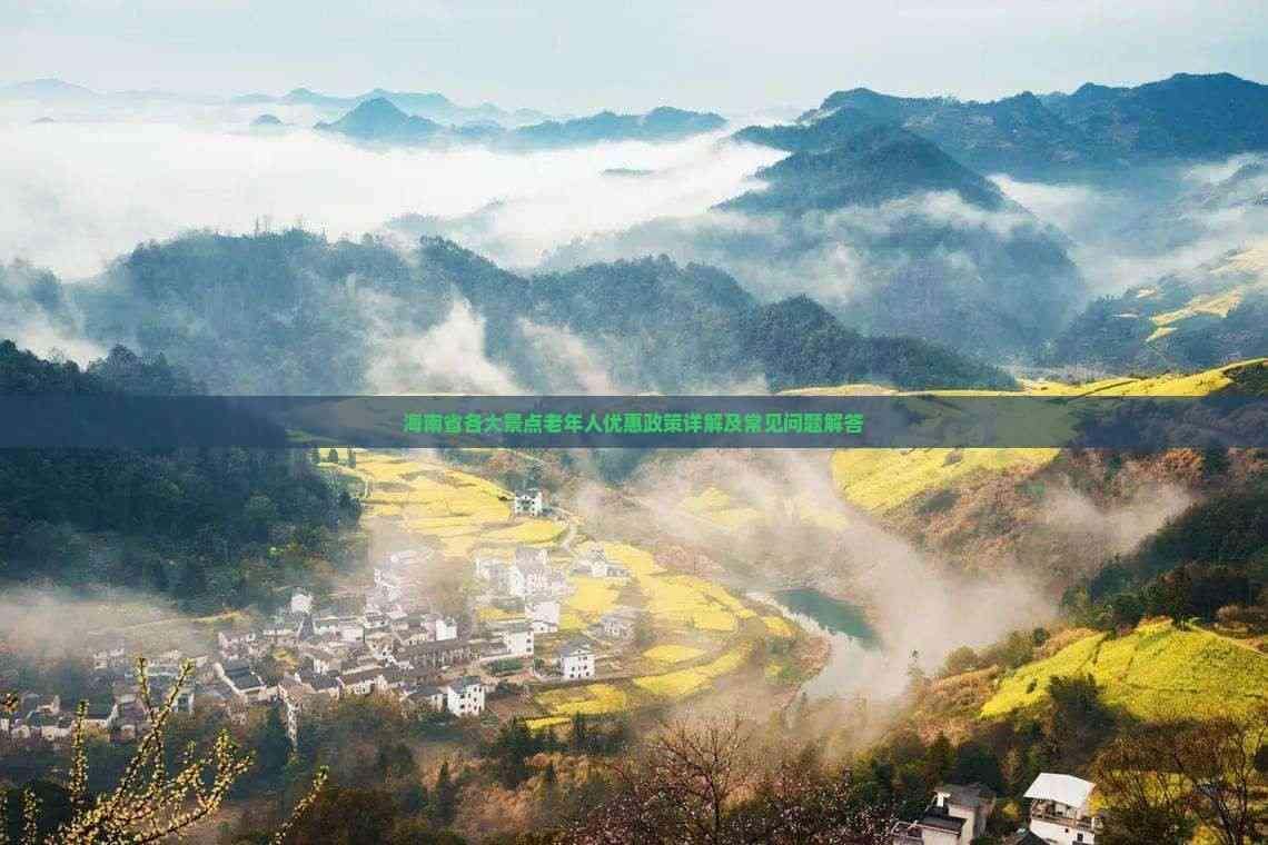 海南省各大景点老年人优惠政策详解及常见问题解答