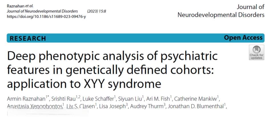 XYY超雄综合征不是"天生坏种"：科学解读多一条Y染色体的影响