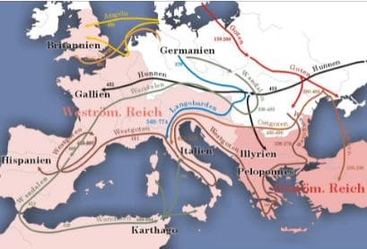 欧洲民族大迁徙：从匈人入侵到罗马帝国的衰亡