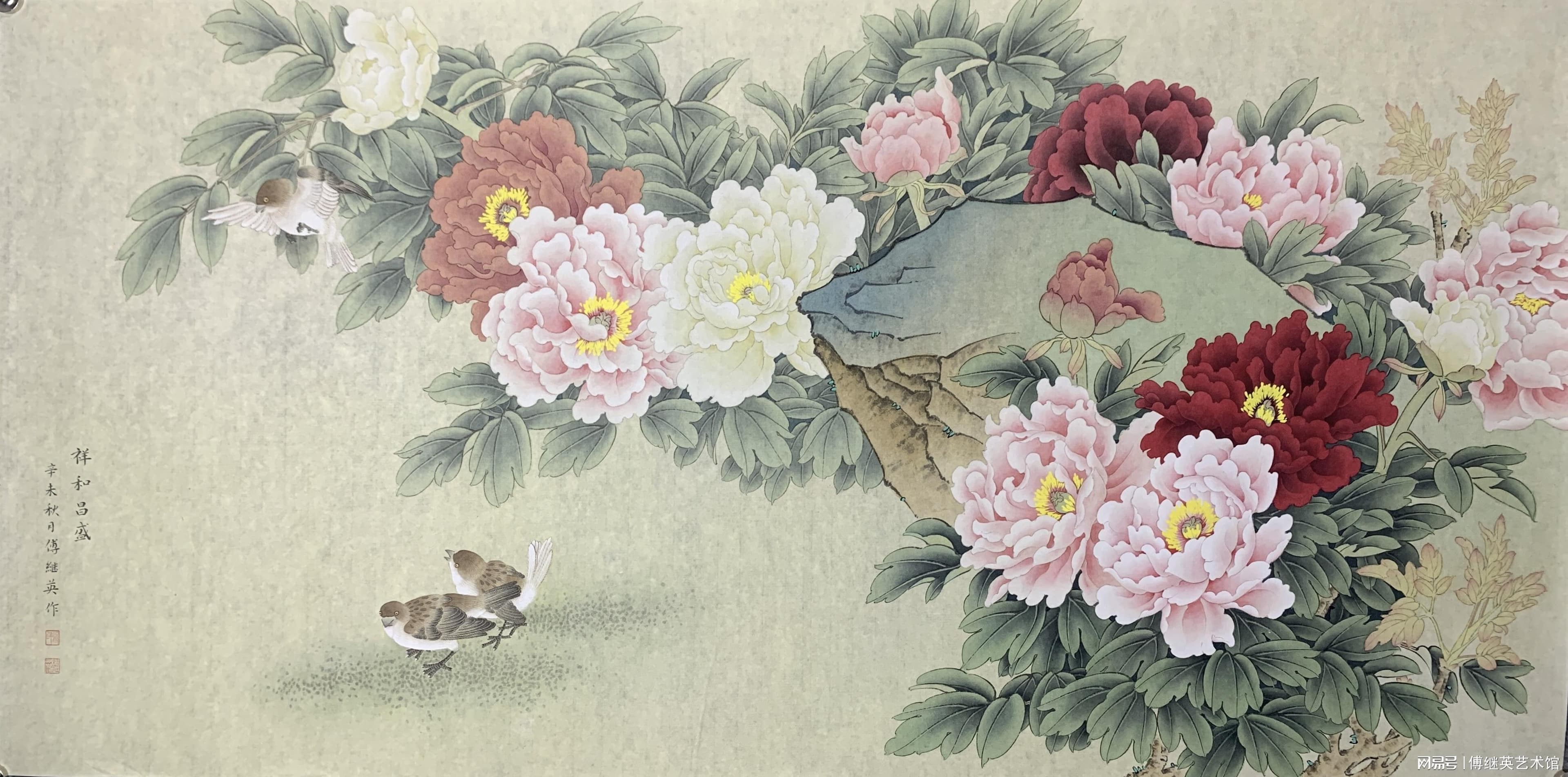 丹青绘万象：工笔花鸟、九鱼、孔雀画中的自然灵韵与吉祥寓意