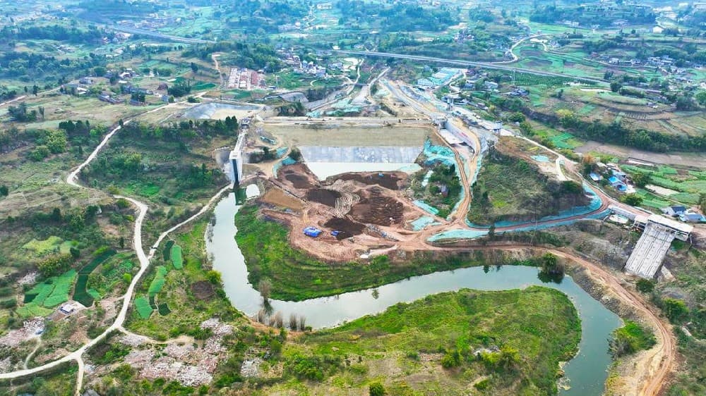 四川威远大石包水库工程：解决当地缺水问题的民生工程
