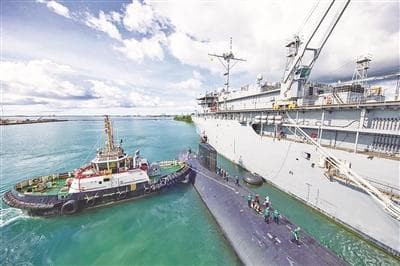 美军唯一可用海狼级核潜艇部署日本横须贺