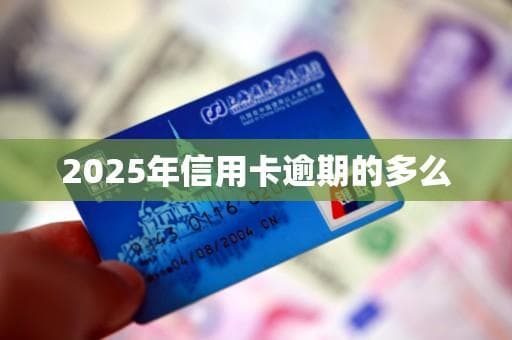 2025年信用卡逾期的多么